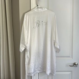 Victorias Secret Bride Robe- One Size / worn once!